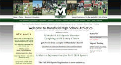 Desktop Screenshot of mhs-athletics.com